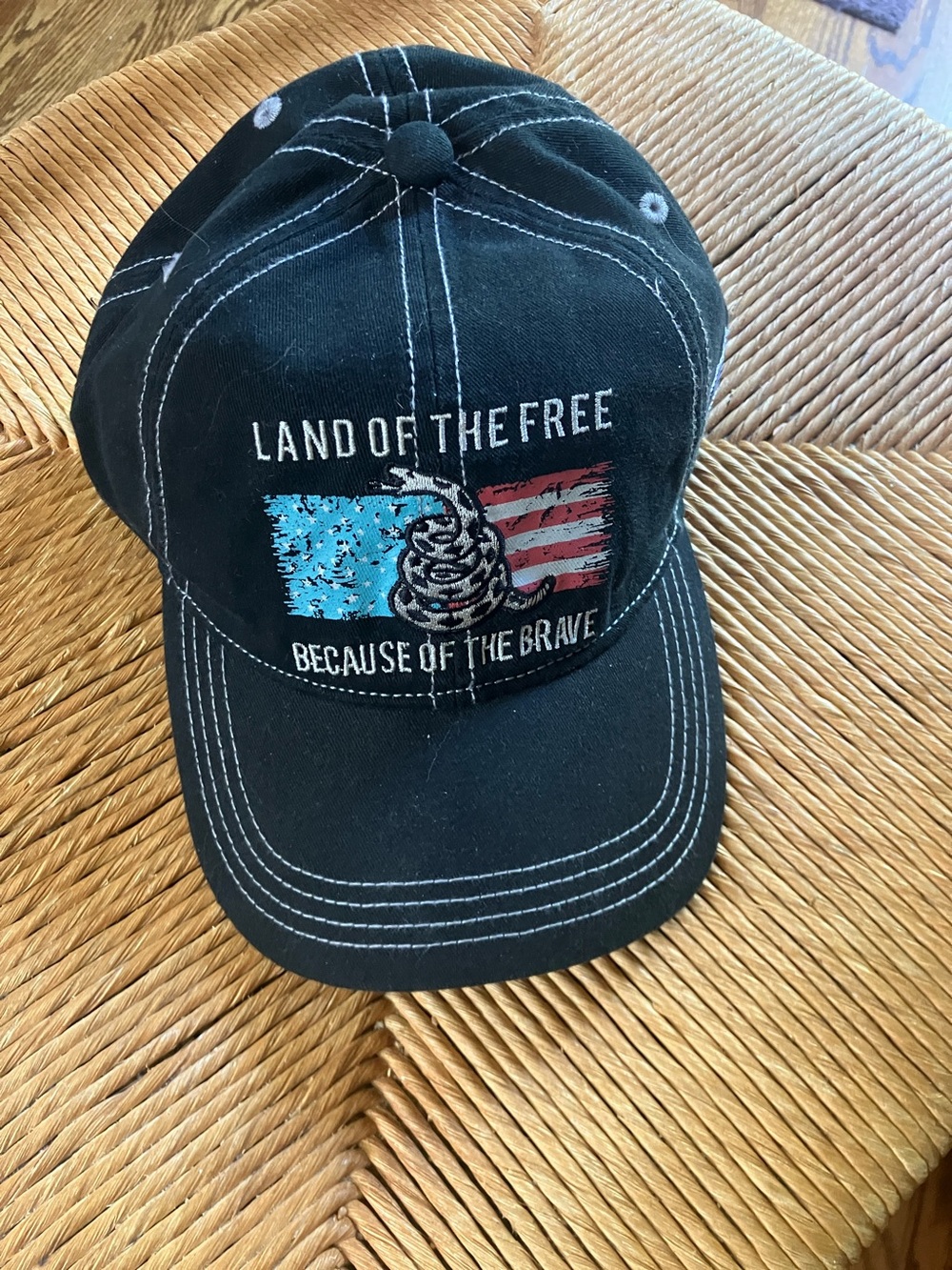 Land of the Free Because of the Brave - don’t tread on me trucker cap NEW